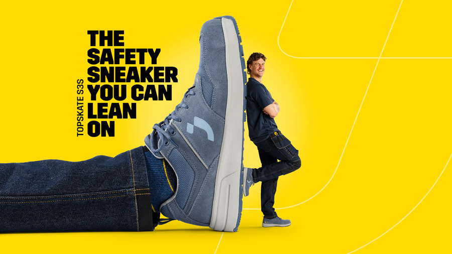 Safety Jogger Works lanceert TOPSKATE S3S: een hoogwaardige veiligheidssneaker voor de moderne professional