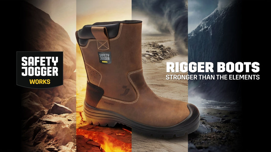Safety Jogger Works introduceert een nieuwe generatie RIGGER BOOTS voor extreme werkomgevingen.