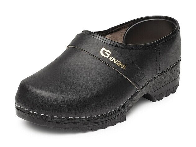 GEVAVI - 1550/00 GESCHLOSSEN SCHUHKLUMPE PU SCHWARZ