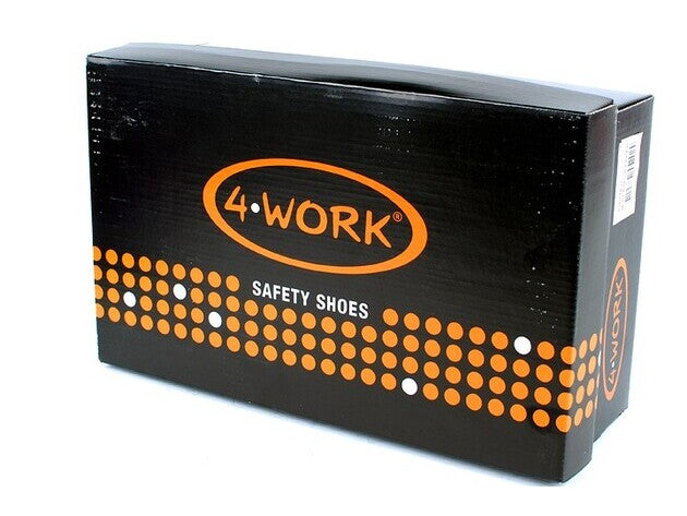 4WORK - 4W12 HÖHE SICHERHEITSSCHUHE SCHUHE S3 SCHWARZ