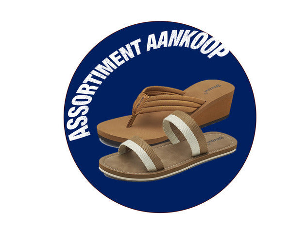 GEVAVI - ASSORTIMENT TEENSLIPPERS DAMES RANI EN BISA