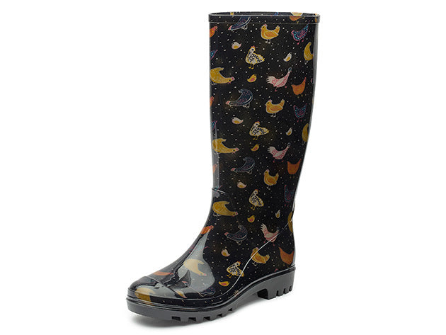 Gevavi boots - Birds PVC knielaars
