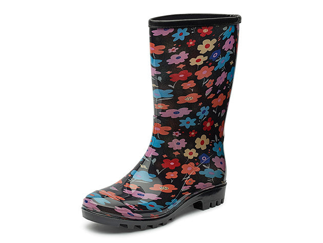 Gevavi boots - Bloem PVC kuitlaars