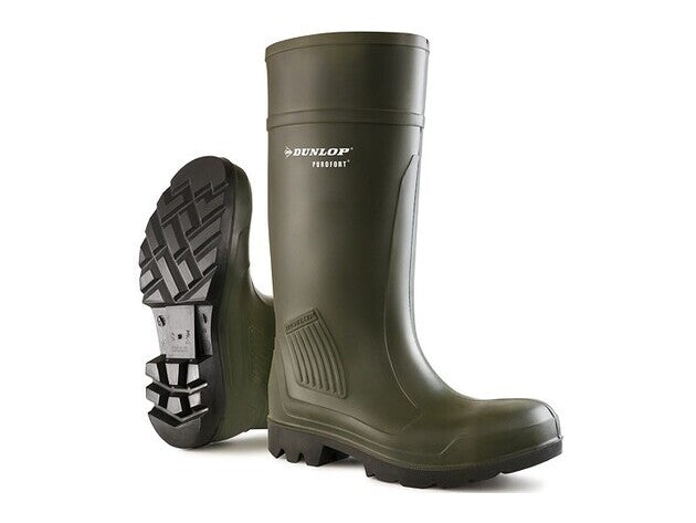 DUNLOP - C462933 PUROFORT KNEE BOOT S5 GREEN