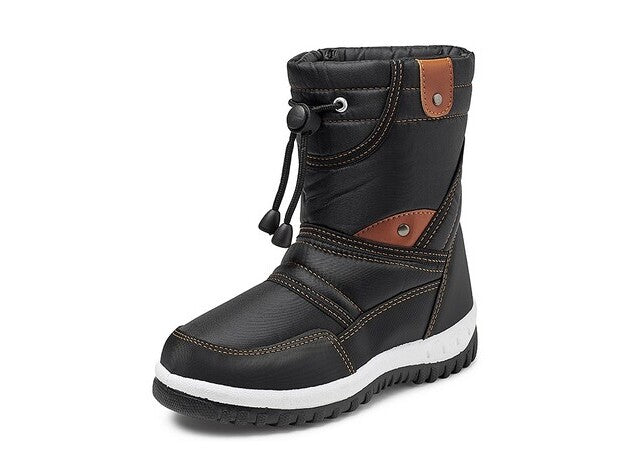 GEVAVI BOOTS - CW10 GEVOERDE KINDERLAARS ZWART