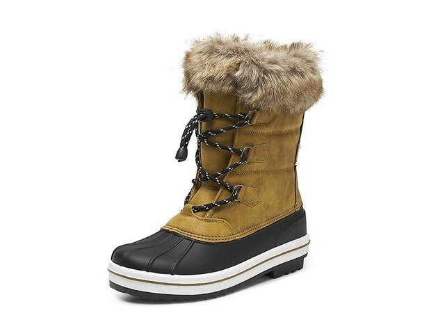 GEVAVI BOOTS - CW50 GEVOERDE DAMESLAARS BRUIN