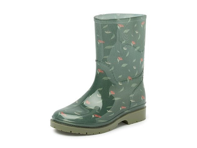 GEVAVI BOOTS - ESRA LAARS PVC GROEN