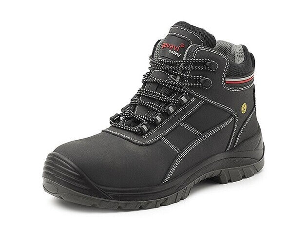 GEVAVI SAFETY - GS22 BUILDER S3 WERKSCHOEN HOOG ZWART