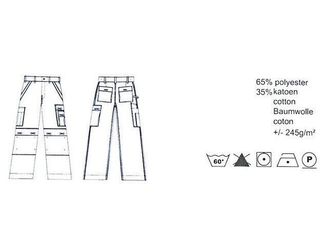 GEVAVI WORKWEAR - GW01 ARBEITSHOSE