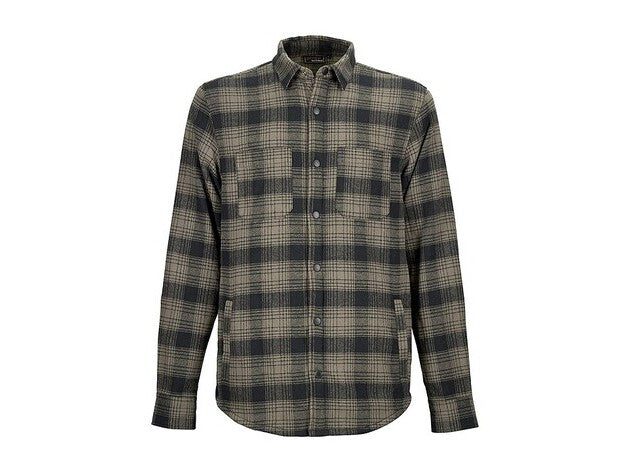 GEVAVI WORKWEAR - GW40 GEVOERD FLANEL OVERSHIRT BRUIN