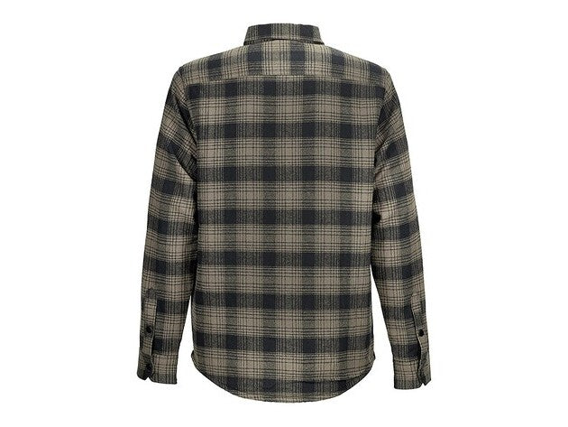 GEVAVI WORKWEAR - GW40 GEVOERD FLANEL OVERSHIRT BRUIN