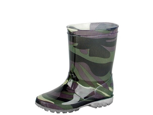 GEVAVI BOOTS - JUNGLE JUNGENSTIEFEL MET LED-LAMPJES PVC GRÜN
