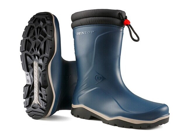 DUNLOP - K354061 BLIZZARD GEFÜTTERTE KINDERSTIEFEL PVC BLAU