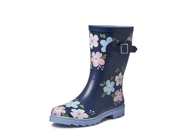 GEVAVI BOOTS - LUCY DAMEN STIEFEL GUMMI BLAU