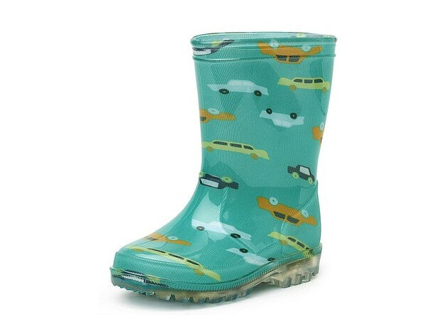 GEVAVI BOOTS - LUUK KINDERLAARS LED PVC GROEN