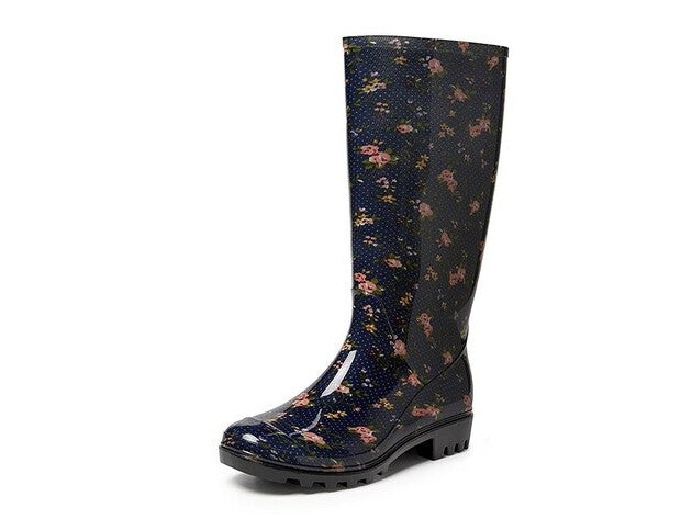 GEVAVI BOOTS - SARA DAMENSTIEFEL PVC BLAU