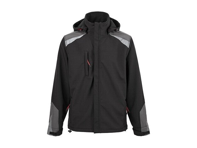 4WORK - VALENCIA SOFTSHELL JAS ZWART
